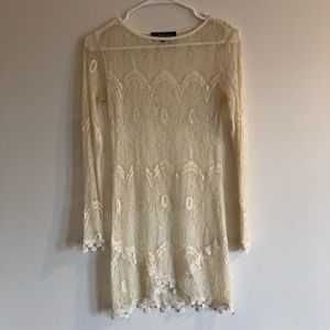 For Love and Lemons delicate lace dress xs